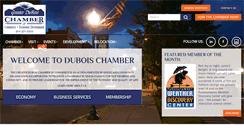 Desktop Screenshot of duboispachamber.com